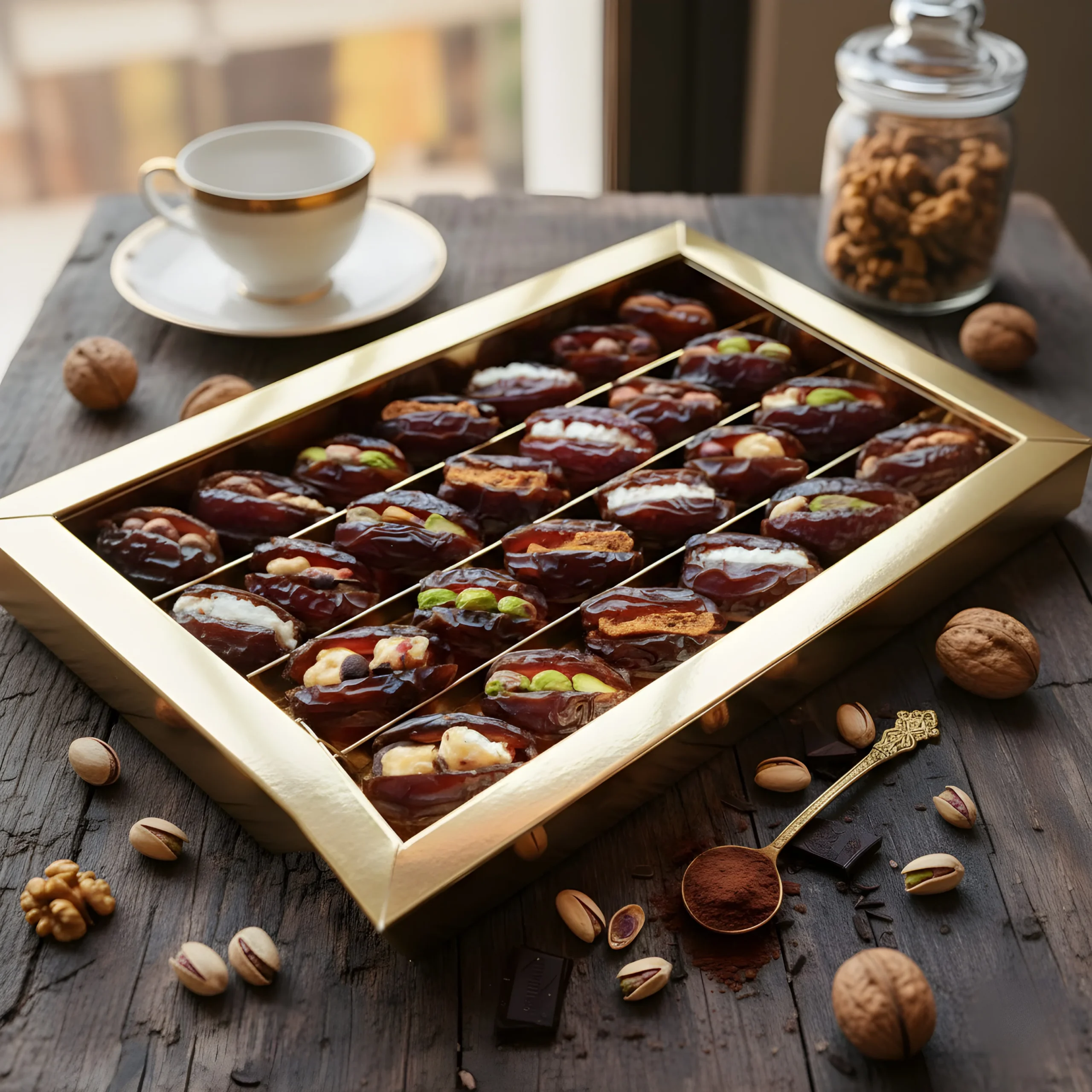 chocolate on wheels (1) Chocolate Stuffed Dates - Image 1